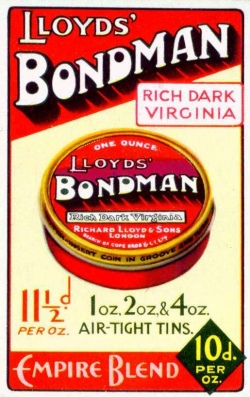 Ads Lloyds' Bondman Virginia Card